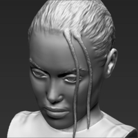 Lara Croft Angelina Jolie bust ready for full color 3D printing - Thumbnail 19