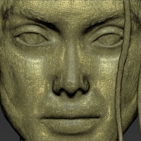 Lara Croft Angelina Jolie bust ready for full color 3D printing - Thumbnail 22