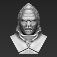 Lurtz Lord of the Rings bust 3D printing ready stl obj - Thumbnail 1