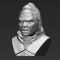 Lurtz Lord of the Rings bust 3D printing ready stl obj - Thumbnail 2