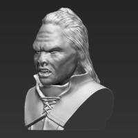 Lurtz Lord of the Rings bust 3D printing ready stl obj - Thumbnail 3