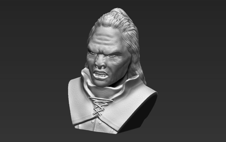 Lurtz Lord of the Rings bust 3D printing ready stl obj 3D Print 231522