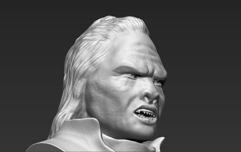 Lurtz Lord of the Rings bust 3D printing ready stl obj 3D Print 231523