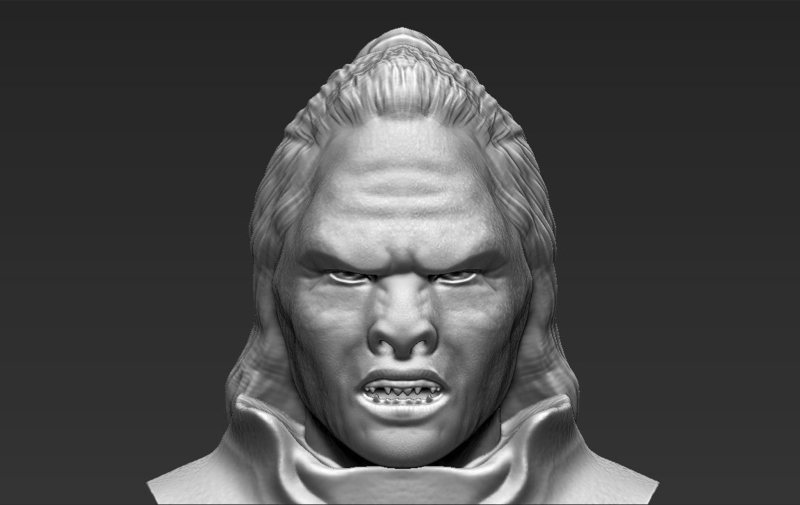 Lurtz Lord of the Rings bust 3D printing ready stl obj - Pinshape