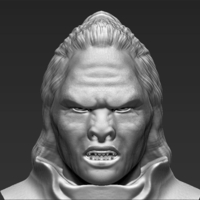 Lurtz Lord of the Rings bust 3D printing ready stl obj - Thumbnail 14