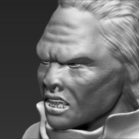 Lurtz Lord of the Rings bust 3D printing ready stl obj - Thumbnail 15