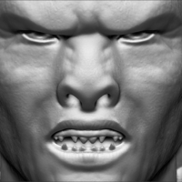 Lurtz Lord of the Rings bust 3D printing ready stl obj - Thumbnail 16