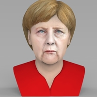 Small Angela Merkel bust ready for full color 3D printing 3D Printing 231543