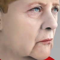 Angela Merkel bust ready for full color 3D printing - Thumbnail 10
