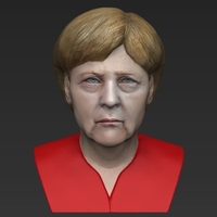 Angela Merkel bust ready for full color 3D printing - Thumbnail 11