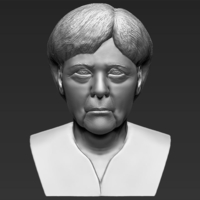 Angela Merkel bust ready for full color 3D printing - Thumbnail 15
