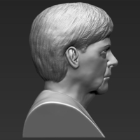 Angela Merkel bust ready for full color 3D printing - Thumbnail 17