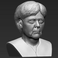Angela Merkel bust ready for full color 3D printing - Thumbnail 18