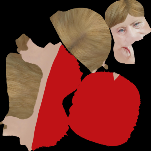 Angela Merkel bust ready for full color 3D printing 3D Print 231566