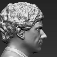 Bilbo Baggins Hobbit bust 3D printing ready stl obj - Thumbnail 10