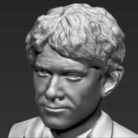 Bilbo Baggins Hobbit bust 3D printing ready stl obj - Thumbnail 11