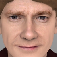 Bilbo Baggins Hobbit bust ready for full color 3D printing - Thumbnail 5