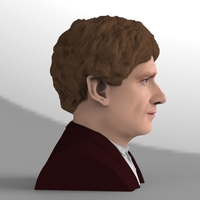 Bilbo Baggins Hobbit bust ready for full color 3D printing - Thumbnail 6
