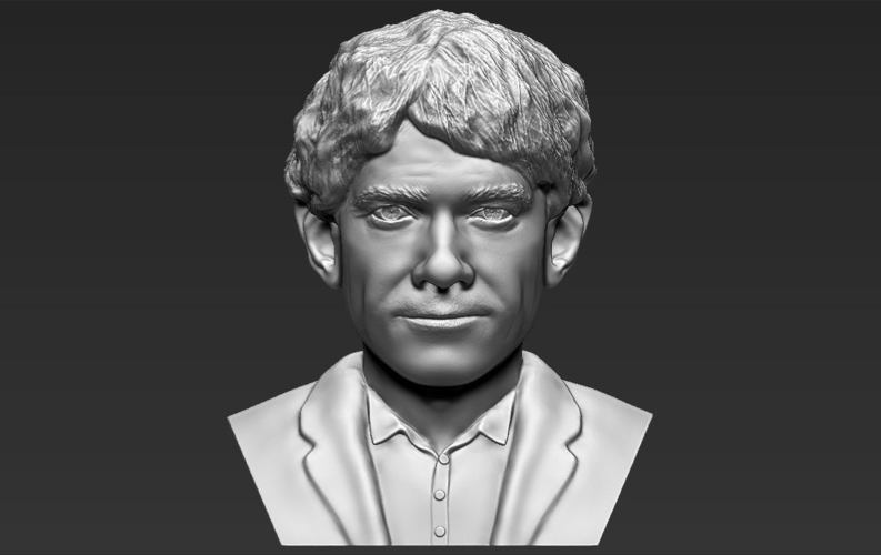 Bilbo Baggins Hobbit bust ready for full color 3D printing 3D Print 231594