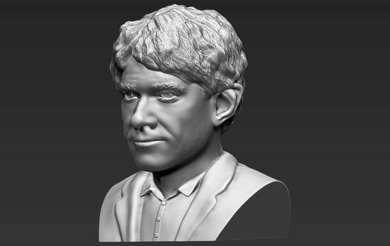 Bilbo Baggins Hobbit bust ready for full color 3D printing 3D Print 231596