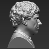 Bilbo Baggins Hobbit bust ready for full color 3D printing - Thumbnail 17