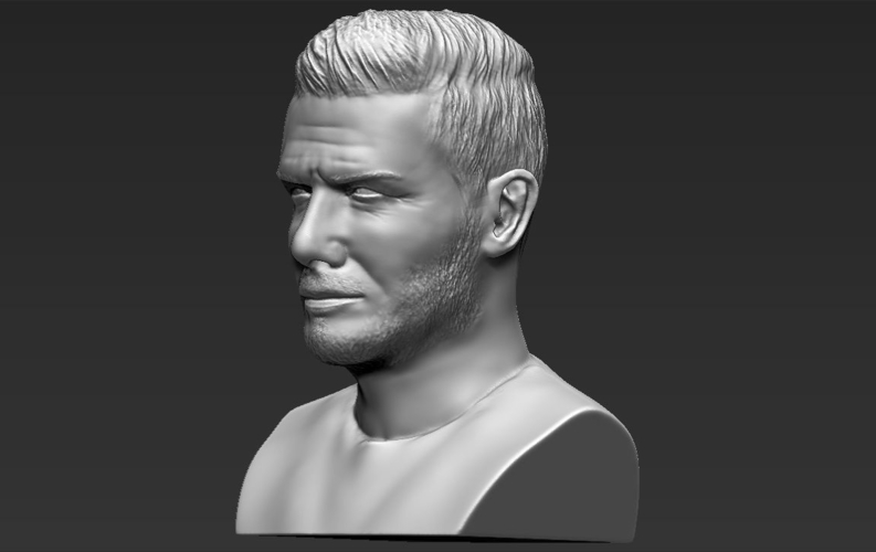 David Beckham bust 3D printing ready stl obj 3D Print 231607