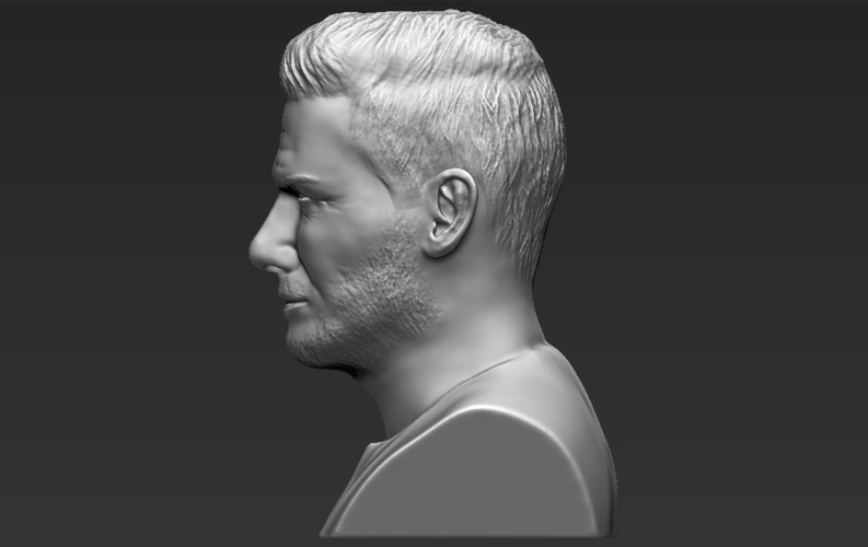 David Beckham bust 3D printing ready stl obj 3D Print 231608