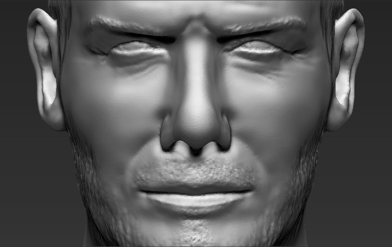 David Beckham bust 3D printing ready stl obj 3D Print 231610