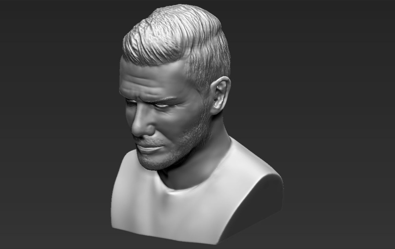 David Beckham bust 3D printing ready stl obj 3D Print 231615