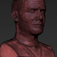 David Beckham bust 3D printing ready stl obj - Thumbnail 14