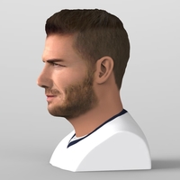 David Beckham bust ready for full color 3D printing - Thumbnail 4