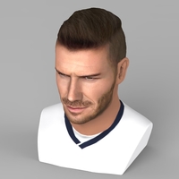 David Beckham bust ready for full color 3D printing - Thumbnail 6