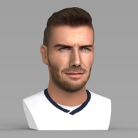 David Beckham bust ready for full color 3D printing - Thumbnail 8