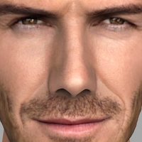 David Beckham bust ready for full color 3D printing - Thumbnail 9