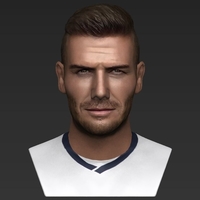 David Beckham bust ready for full color 3D printing - Thumbnail 11