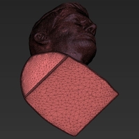 David Beckham bust ready for full color 3D printing - Thumbnail 24