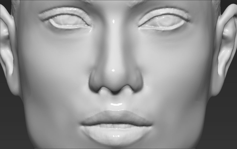 Jennifer Lopez bust 3D printing ready stl obj 3D Print 231652