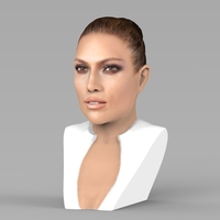 Jennifer Lopez bust ready for full color 3D printing - Thumbnail 2