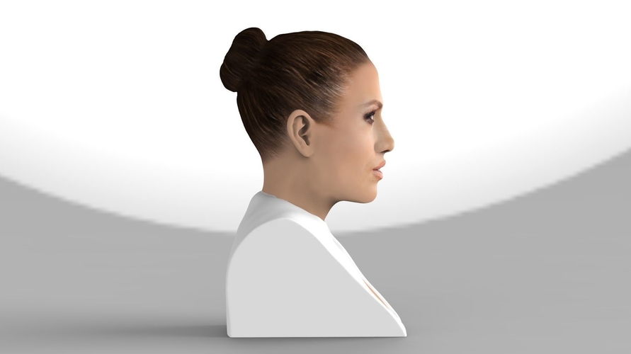 Jennifer Lopez bust ready for full color 3D printing 3D Print 231661