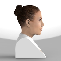 Jennifer Lopez bust ready for full color 3D printing - Thumbnail 5