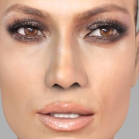 Jennifer Lopez bust ready for full color 3D printing - Thumbnail 8