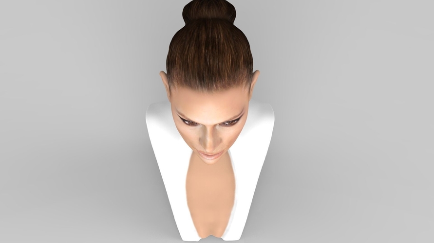 Jennifer Lopez bust ready for full color 3D printing 3D Print 231665