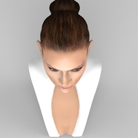 Jennifer Lopez bust ready for full color 3D printing - Thumbnail 9