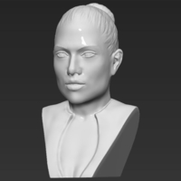 Jennifer Lopez bust ready for full color 3D printing - Thumbnail 14