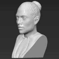 Jennifer Lopez bust ready for full color 3D printing - Thumbnail 15