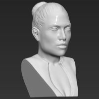 Jennifer Lopez bust ready for full color 3D printing - Thumbnail 17