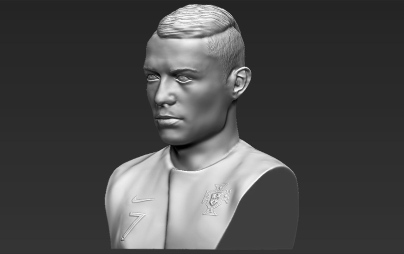 Cristiano Ronaldo bust 3D printing ready stl obj 3D Print 231689