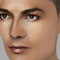 Cristiano Ronaldo bust ready for full color 3D printing - Thumbnail 8
