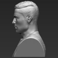 Cristiano Ronaldo bust ready for full color 3D printing - Thumbnail 16