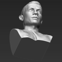 Cristiano Ronaldo bust ready for full color 3D printing - Thumbnail 18
